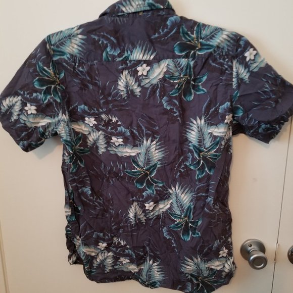 Univibe Mens Button Front Hawaiian Shirt Medium - Picture 4 of 4